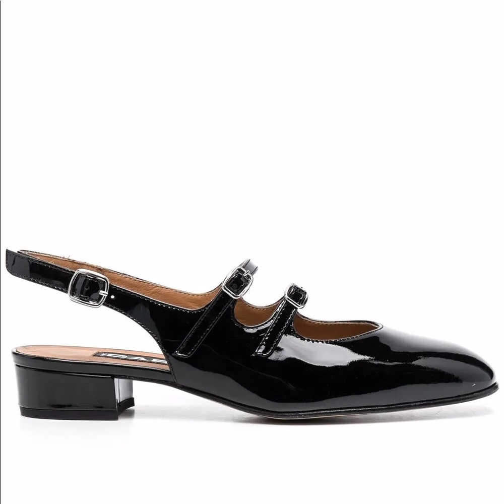 Carel double strap slingbacks